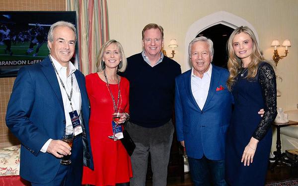 kraft-goodell1 Family Business: Richard Sherman Feels The Patriots Won't Be Punished Because Roger Goodell & Robert Kraft Are Friends  