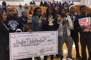 OG Maco, Migos & QC The Label Donate $1000 To Booker T. Washington High School In Atlanta