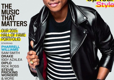 Pharrell Covers February 2015 Issue Of GQ Magazine!