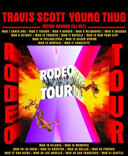 travis-scott-rodeo-tour-411x500 Travis Scott Announces Rodeo Tour  