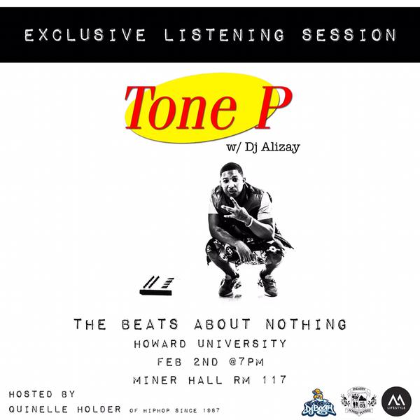 B8y6aLgCcAA8APy EVENT: Tone P & DJ Alizay - The Beats About Nothing (Listening Session) | Hosted By Quinelle J. Holder  