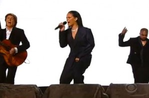 Rihanna, Kanye West, & Paul McCartney – FourFiveSeconds (Live From The 2015 Grammy Awards) (Video)