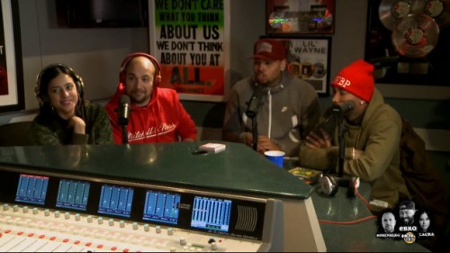 Screen-Shot-2015-02-23-at-12.40.06-PM-630x354-1-500x281 Tyga & Chris Brown Talk About Drake, The Grammys, Kylie, YMCMB, And More On Ebro In The Morning (Video)  