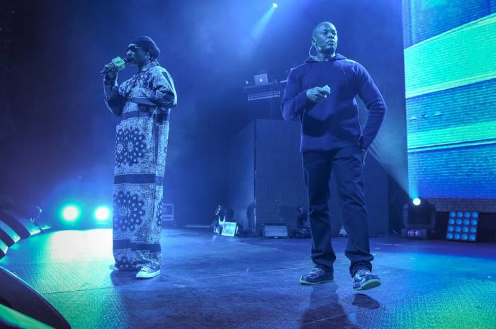 dre-snoop East Meets West: Snoop Dogg & Dr. Dre Perform At The Hot 97 "Tip Off" Concert (Video)  