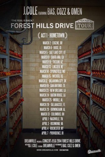 j-cole-forest-hills-drive-tour-dates-337x500 J. Cole Announces Forest Hills Drive Tour  