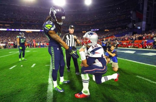 No Flex Zone: Richard Sherman & Tom Brady’s Classic Post Game Exchange (Photos)