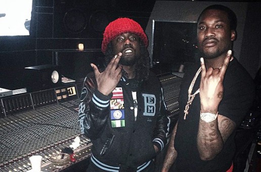 MMG Is Back At It: Meek Mill & Wale Seen In The Studio!