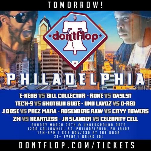Dont_Flop_Philly-500x500 Don't Flop Battle Rap Event Comes To Philly On March 29  