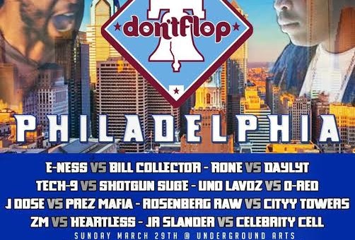 Don’t Flop Battle Rap Event Comes To Philly On March 29