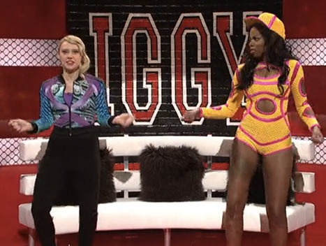 SNL_Parodies_Iggy Saturday Night Live Parodies Iggy Azalea, Azealia Banks, & T.I. (Video)  