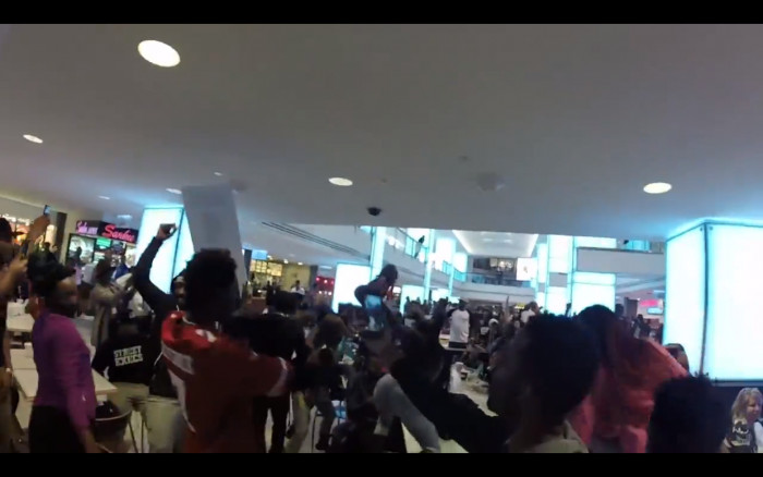 Travis Porter Flash Mob at Lenox Mall in ATL 