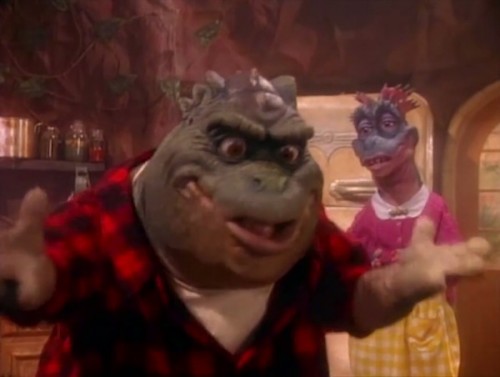 dinosaurs-500x377 Not Big Poppa! Not Big Poppa! Earl Sinclair From 'The Dinosaurs' Performs Biggie's 'Hypnotize!' (Video)  