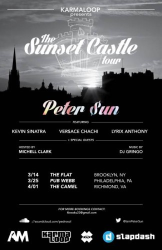 flyer-324x500 Peter Sun - Dystopia (Produced By AJMW) + Sunset Castle Tour Dates  