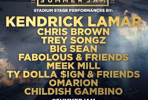 Kendrick Lamar, Trey Songz, Chris Brown, Fabolous And More To Headline Hot97’s Summer Jam! (Video)