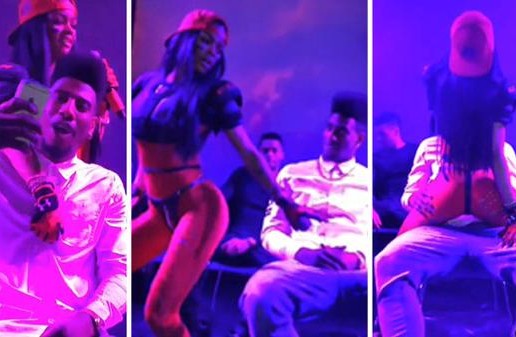 Iman Shumpert Gets A Lap Dance From Girlfriend, Teyana Taylor (Video)