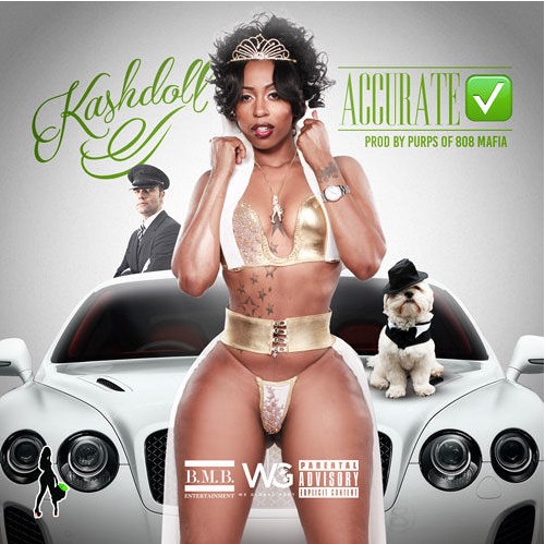Kash-Doll-Accurate-1-500x499 Kash Doll - Accurate (Prod. By Purps Of 808 Mafia)  