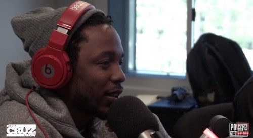 Kendrick_Lamar_The_CruzShow_2-500x274 Kendrick Lamar Explains 'To Pimp A Butterfly' Title, Shares A Verse That Didn't Make The Cut, & More (Video)  