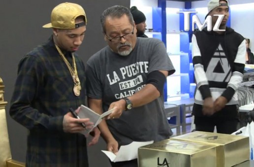 In The Midst Of Tyga’s Celebration Of His LA Gear Line, He Gets Summonsed To Appear In Court (Video)