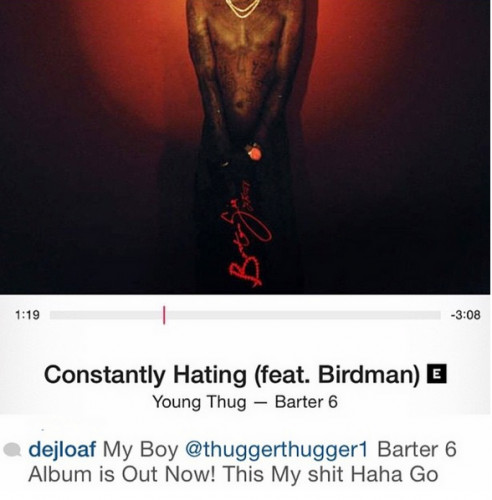 Screen-Shot-2015-04-30-at-1.14.44-PM-1-492x500 Did Dej Loaf Delete Instagram Post That Supported Young Thug's "Barter 6" Album Because Of Public Backlash?  
