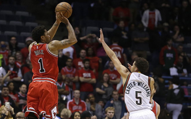 b99487166z.1_20150424000116_000_g17arit8.1-1 Derrick Rose Drops 34 Points As The Chicago Bulls Defeat The Milwaukee Bucks In Double OT (Video)  