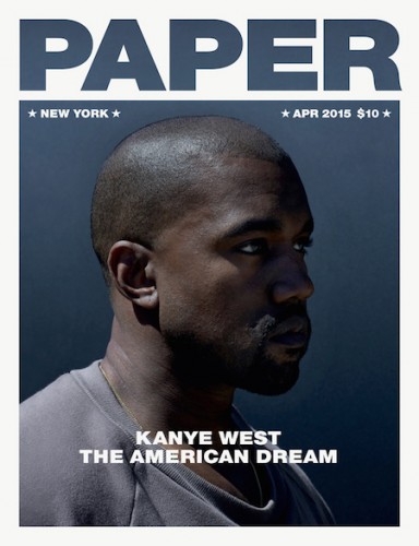 kanye-384x500 Kanye West On The Cover Of PAPER Magazine  