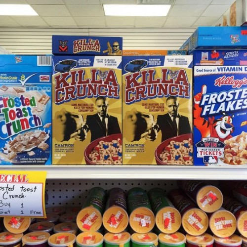 killa-crunch-cereal-boxes-560x560-500x500 Cam'Ron's 'Killa Crunch Cereal' Is Coming To A Bodega Near You, With Two Prizes Inside!  