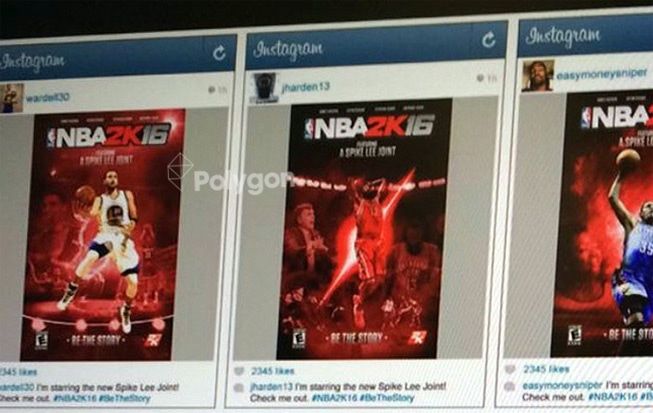 nba_2k16_instagram_watermarked.0 Spike Lee Will Be Involved In NBA 2K16; Curry, Harden & Durant Will Each Cover NBA 2K16 (Photos)  