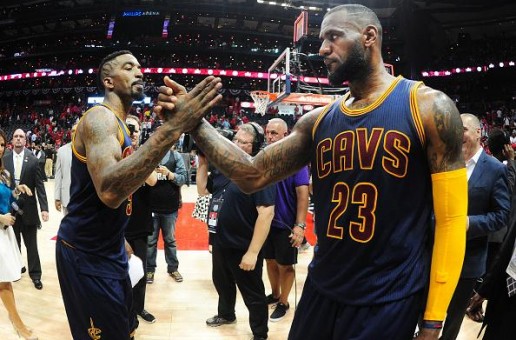 Lebron James & J.R. Smith Dominate Game 1 Of The Eastern Conference Finals Against The Hawks (Video)