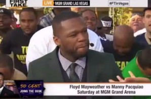 50 Cent Gives His Prediction On Who Will Win Mayweather vs. Pacquiao (Video)