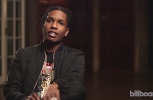 A$AP Rocky Talks Drugs, Music And ‘Hippie Love’ With Billboard (Video)