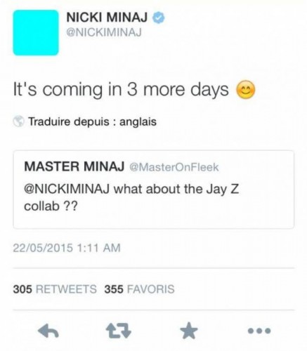 video_image-445719-437x500 Nicki Minaj Leaks News On Upcoming Jay-Z Collab In Recent Tweet  