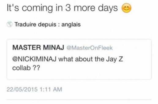 Nicki Minaj Leaks News On Upcoming Jay-Z Collab In Recent Tweet