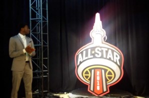 Andrew Wiggins & The NBA Unveil The 2016 Toronto NBA All-Star Game Logo (Photo)