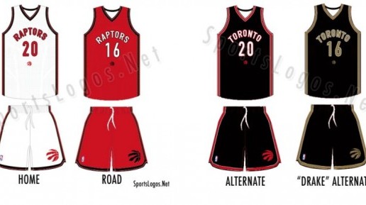 The Toronto Raptors Release New Uniforms Including A “Drake Alternate” Jersey (Photo)