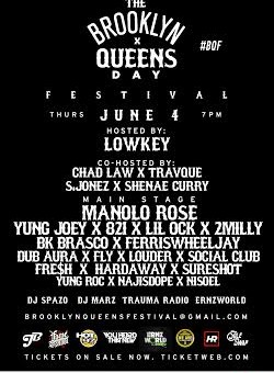 The Brooklyn x Queens Day Festival Hosted By Lowkey June 4th