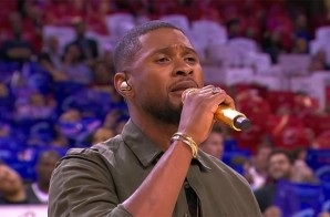 Usher Raymond Sings The Star-Spangled Banner Before Game 4 Of The 2015 NBA Finals In Cleveland (Video)