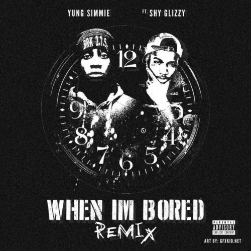 Simmie_Glizzy_When_Im_Bored-500x500 Yung Simmie - When I'm Bored (Remix) Ft. Shy Glizzy  
