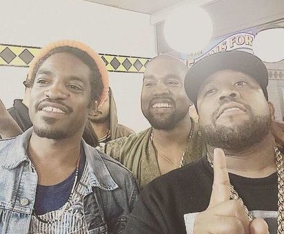 Kanye Heads To Waffle House With Outkast After Freestyling At Birthday Bash 20 (Video)