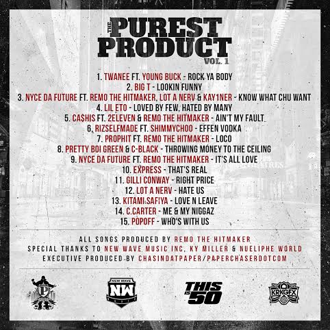 unnamed312 Remo The Hitmaker 'The Purest Product, Vol. 1' (Mixtape Cover/Tracklist)  