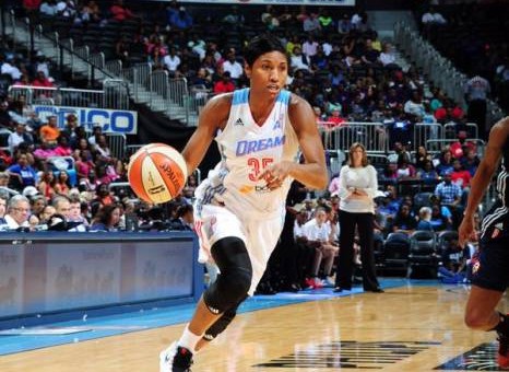 WNBA Stars Angel McCoughtry & Tina Charles Square Off As The Atlanta Dream Face The New York Liberty Today At 3pm