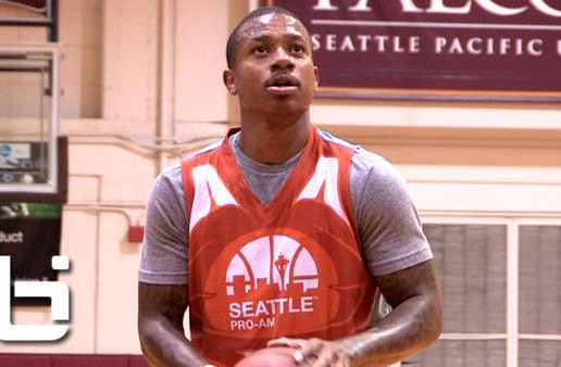 Boston Celtics Guard Isaiah Thomas Drops 50 Points at Seattle Pro-Am (Video)