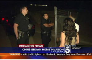 Not Again: Chris Brown’s Home Invaded By 3 Armed Men, Aunt Forced Into Closet (Video)