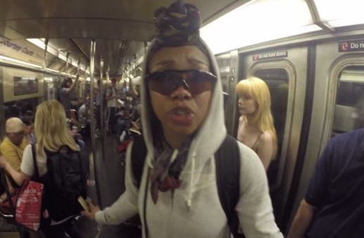 Brandy Sings On The Subway And Fails To Impress Riders! (Video)