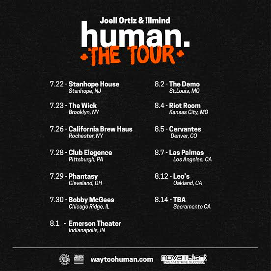 joell-ortiz-human-tour Joell Ortiz & !llmind - Human. LP  