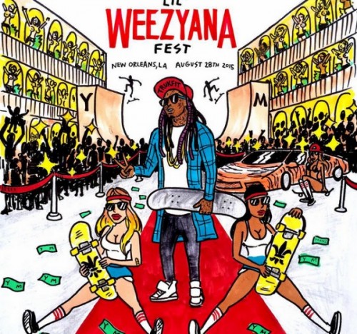 lilweezyana-500x468 Lil Wayne Announces 'Lil Weezyana Fest' In New Orleans!  