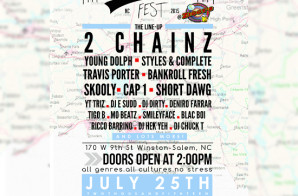 2 Chainz, Travis Porter, Bankroll Fresh & More Will Take The Stage at DJ E Sudd’s Inaugural North Carolina ‘No Stress Fest’