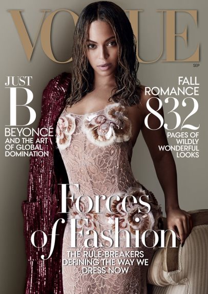 beyonce-september-cover-2015 Draped Up & Dripped Out: Beyonce Covers Vogue Magazine's September Issue  