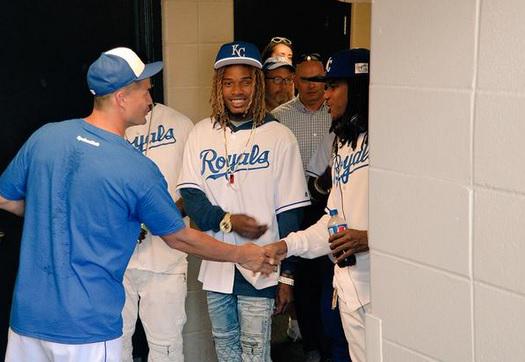fetty-2 Fetty Wap Visits The Kansas City Royals After They Shout Him Out (Video)  