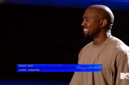 Kanye West Receives Video Vanguard Award At 2015 VMAs (Video)