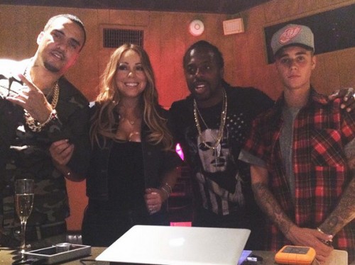 mariah-carey-justin-bieber-french-montana-in-studio-possible-collaboration-lead-500x374 Mariah Carey - Why You Mad (Infinity Remix) Ft. French Montana, Justin Bieber, & T.I.  
